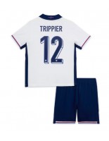 Anglie Kieran Trippier #12 Domácí dres pro děti ME 2024 Krátký Rukáv (+ trenýrky)